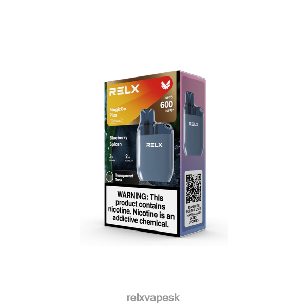 RELX Vape SK - RELX MagicGo plus sa600 HNP48P53 čučoriedkový splash