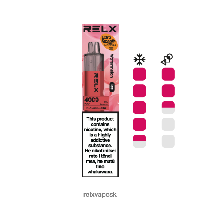 RELX SK - RELX MagicGo 4000 jednorazové vapy vodný melón (ľad) 6LJZRV7