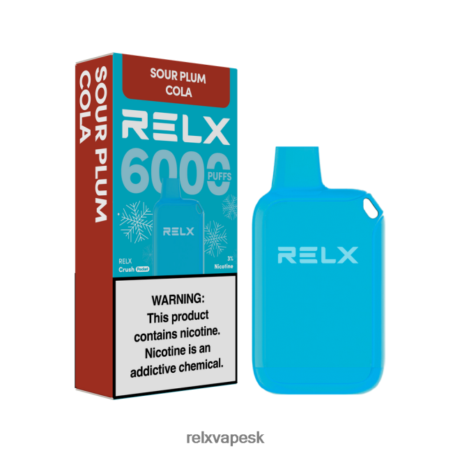 RELX SK - RELX Crush Pocket 6000 ľadových kyslá slivková kola 6LJZRV19