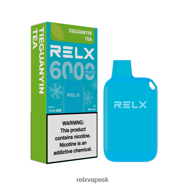 RELX Sale - RELX Crush Pocket 6000 ľadových čaj tieguanyin 6LJZRV22