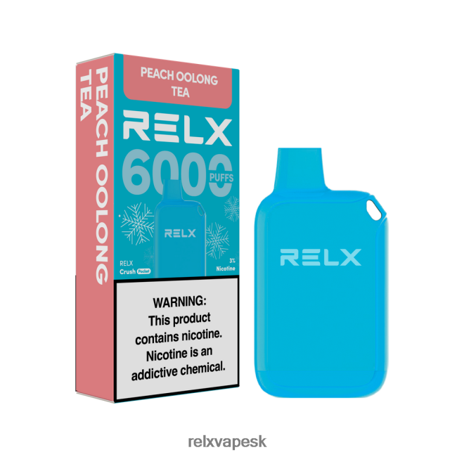 RELX Sale - RELX Crush Pocket 6000 ľadových broskyňový čaj oolong 6LJZRV10