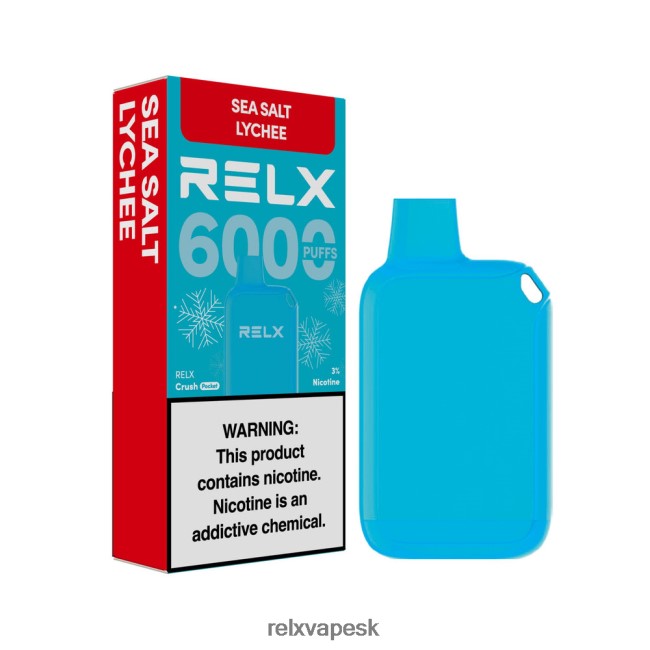 RELX Vape SK - RELX Crush Pocket 6000 ľadových morská soľ liči 6LJZRV14