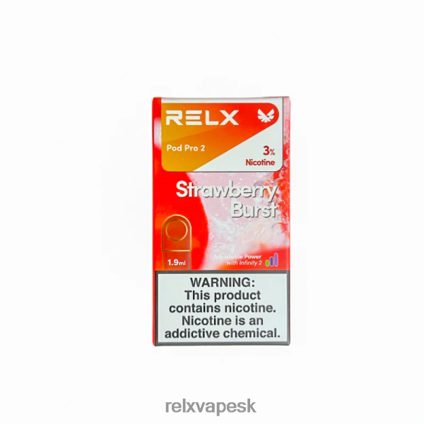RELX Cigareta Navod - RELX pod pro 2 - 3 strúčiky HNP48P105 jahodový
