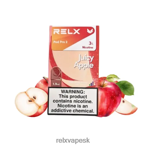 RELX Cigareta Navod - RELX pod pro 2 - 3 strúčiky HNP48P95 šťavnaté jablko