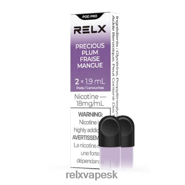 RELX Cigareta Navod - RELX pod pro - 2 strúčiky HNP48P4 vzácna slivka