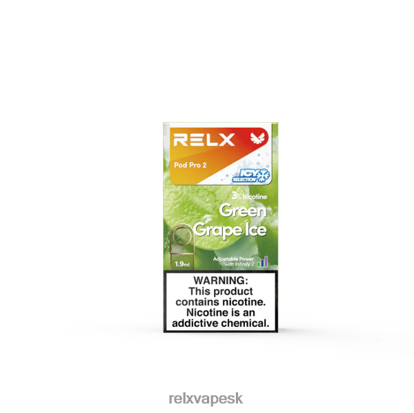 RELX Vape Cena - RELX pod pro 2 - 3 strúčiky HNP48P118 zelené hrozno