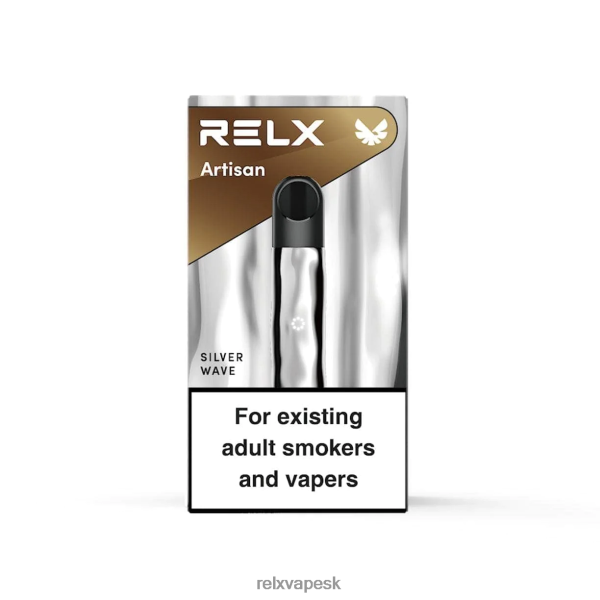 RELX Cigareta Navod - RELX Metal Artisan zariadenie HNP48P65 strieborná vlna